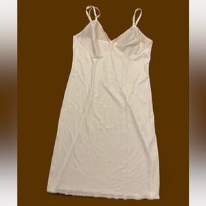 Vintage Vanity Fair Lace Trim Mini Slip Dress size 36